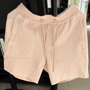 Lululemon Athletica Men’s Light Pink Textured Shorts